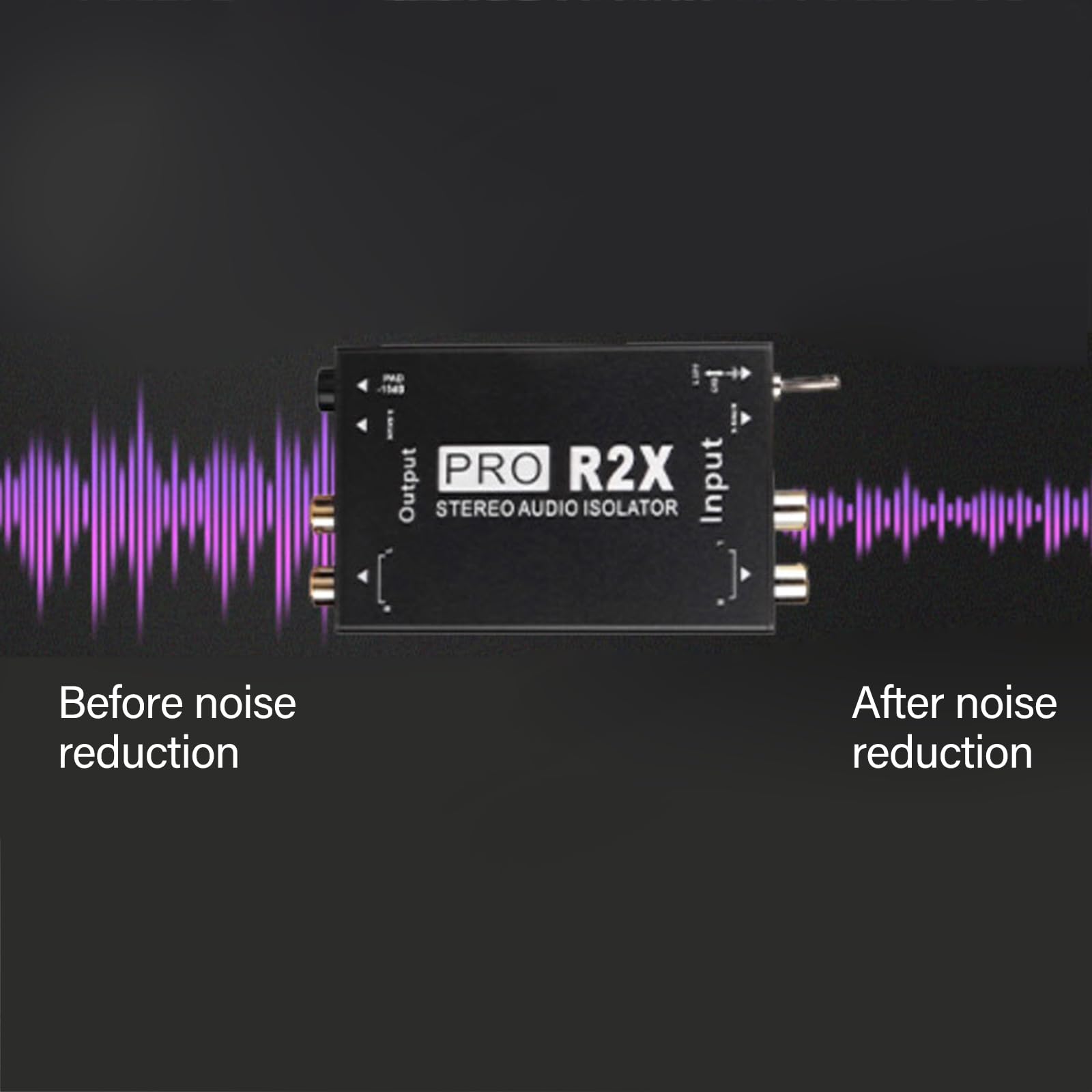 Amazon | グラウンドループノイズアイソレーター 3.5mm ポート、家庭内